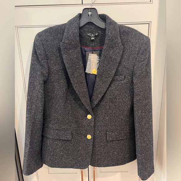 J. Crew École blazer in herringbone wool blend - Picture 14 of 14